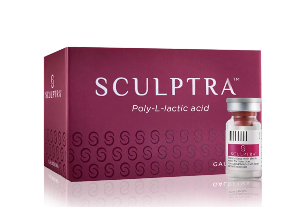 Bildet viser produktet Sculptra fra Galderma